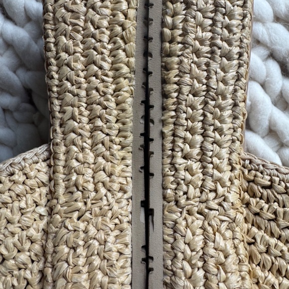 Prada Raffia Single-Band Platform Slides - Picture 14 of 16